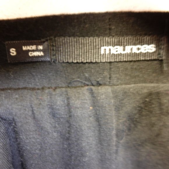 Maurices Skirt Small Black Silver Sequin Stretch Party Club Midi Pencil Allover - Picture 6 of 8